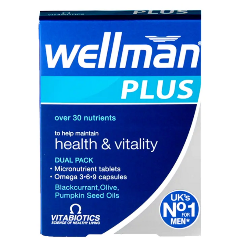 Vitabiotics Wellman Plus Omega 369 56 Tablets | London Grocery