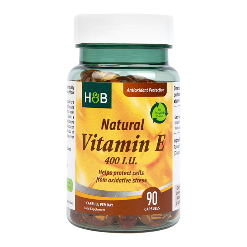 Holland & Barrett Vitamin E 400iu 90 Capsules | London Grocery