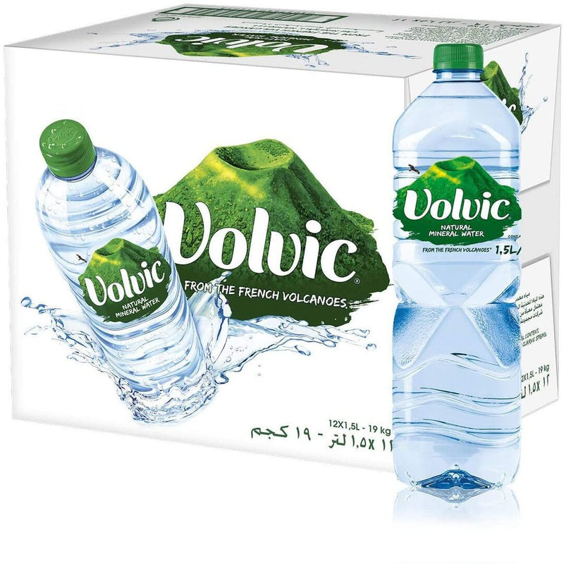 Volvic Still Water in 1500 ml x 12 - London Grocery
