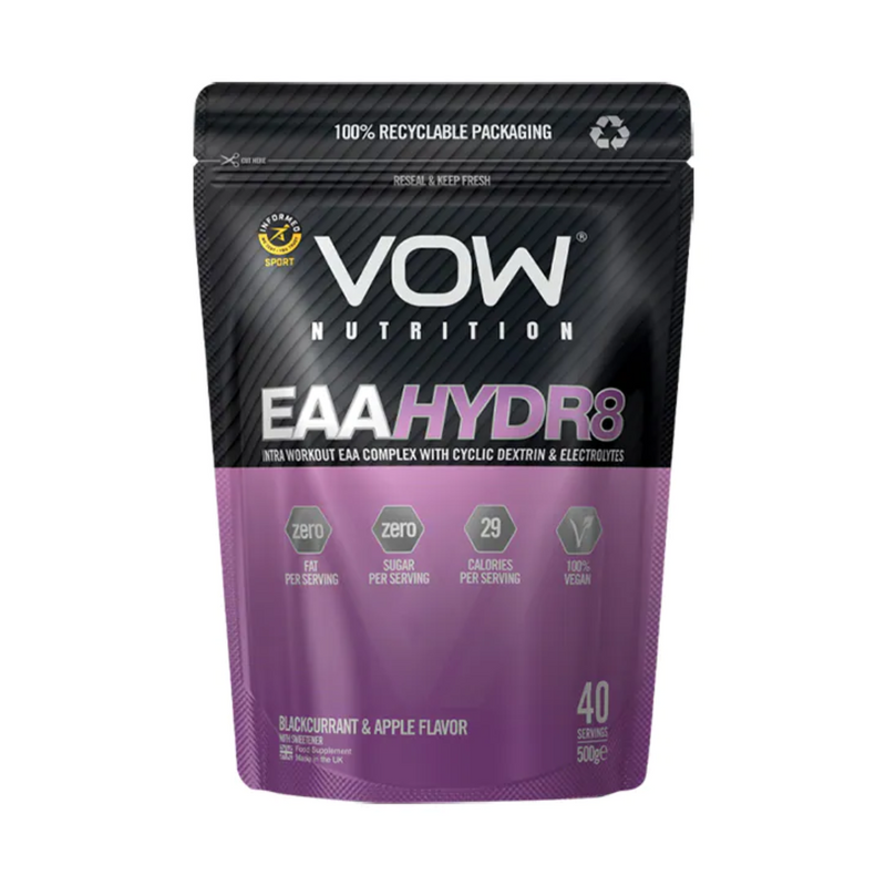 Vow Nutrition EAA Hydr8 Blackcurrant & Apple | London Grocery