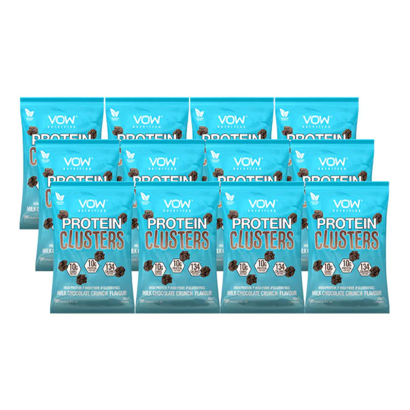 VOW Nutrition Protein Clusters Milk Chocolate 30g x12 | London Grocery