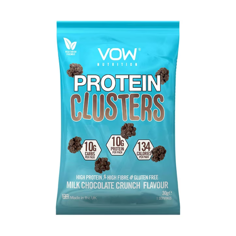 VOW Nutrition Protein Clusters Milk Chocolate 30g | London Grocery
