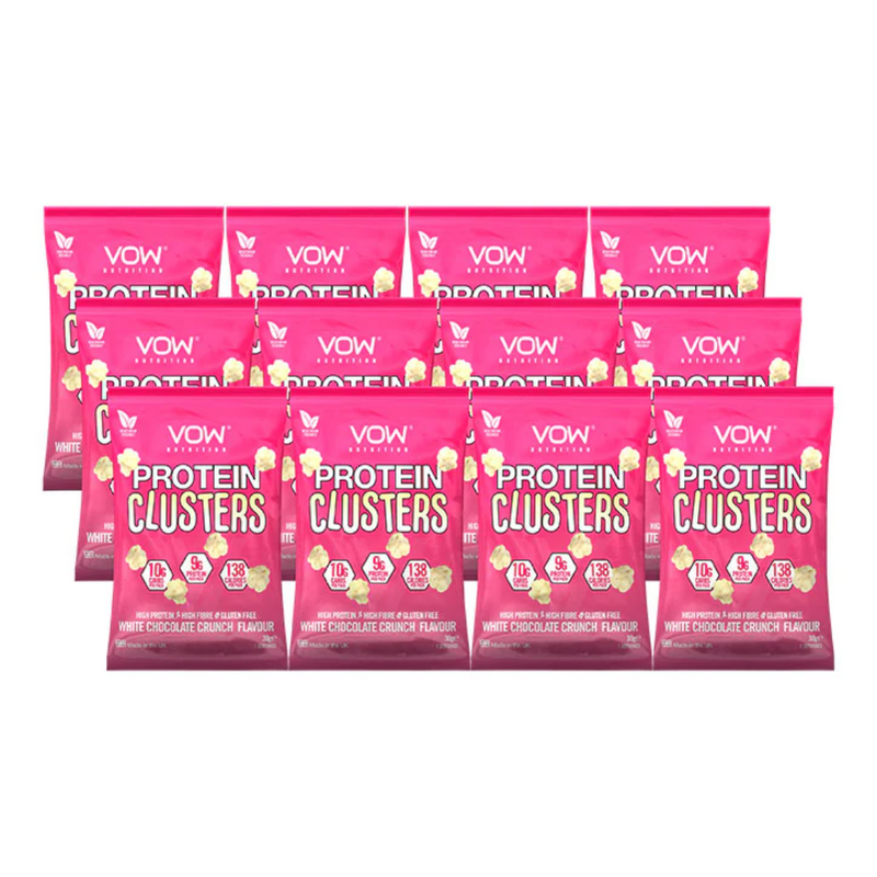 VOW Nutrition Protein Clusters White Chocolate 30g x 12 | London Grocery