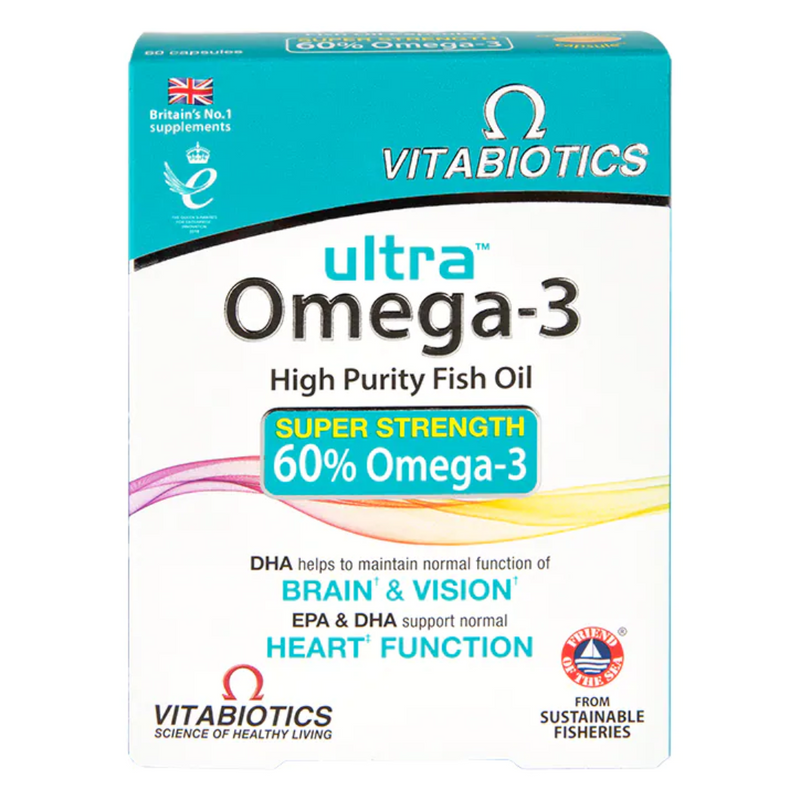 Vitabiotics Ultra Omega-3 60 Capsules | London Grocery