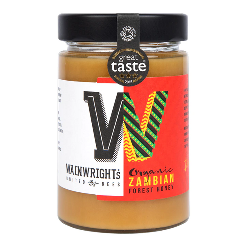 Wainwrights Organic Zambian Forest Honey 380g | London Grocery
