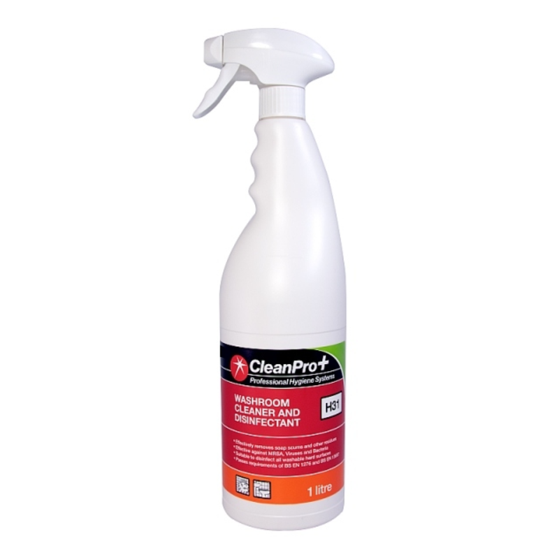 CleanPro Washroom Cleaner and Disinfectant 1 Litre -London Grocery