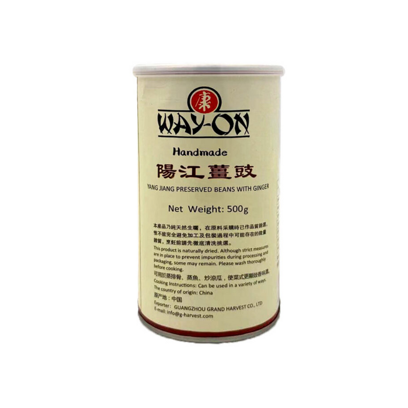 Way On Yang Jiang Preserved Beans With Ginger 500Gr-London Grocery