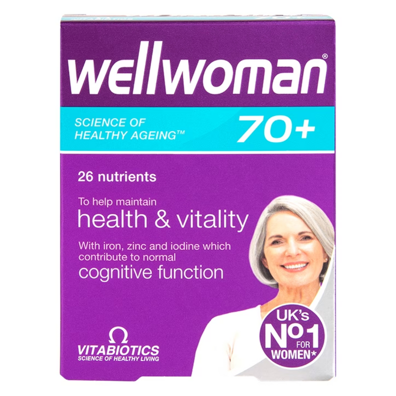 Vitabiotics Wellwoman 70+ 30 Tablets | London Grocery