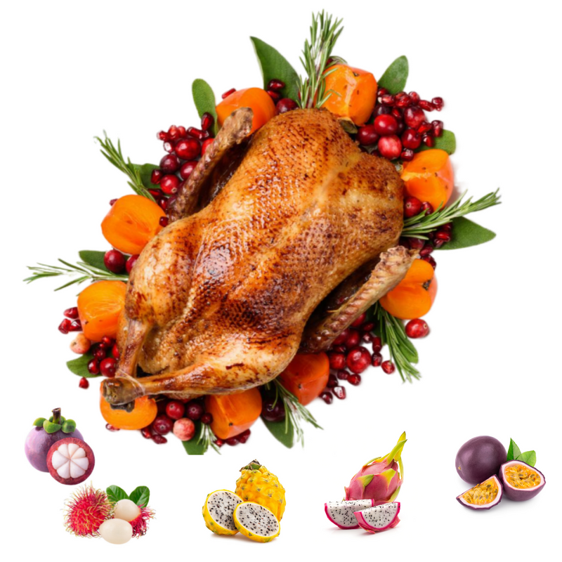 Whole Duck with Exotic Fruits Christmas Hamper Gift Box-London Grocery