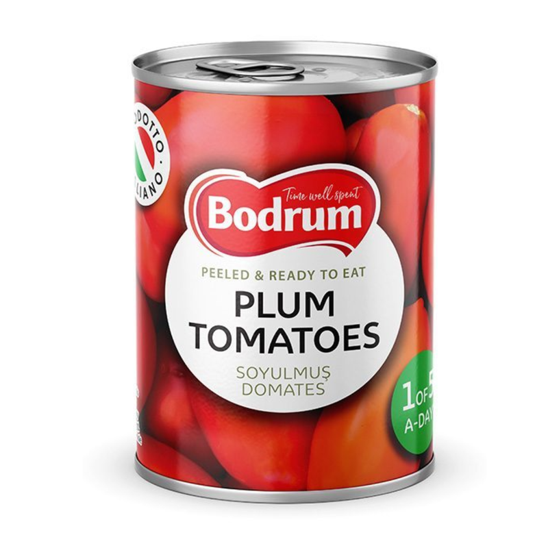 Bodrum Whole Peeled Tomatoes 400gr -London Grocery