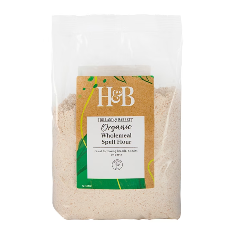 Holland & Barrett Organic Wholemeal Spelt Flour 500g | London Grocery