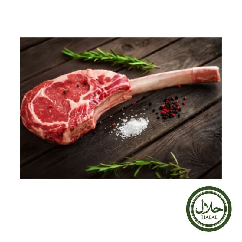 Halal Fresh Wild Atlantic Salt Aged Tomahawk Steak 1kg - London Grocery