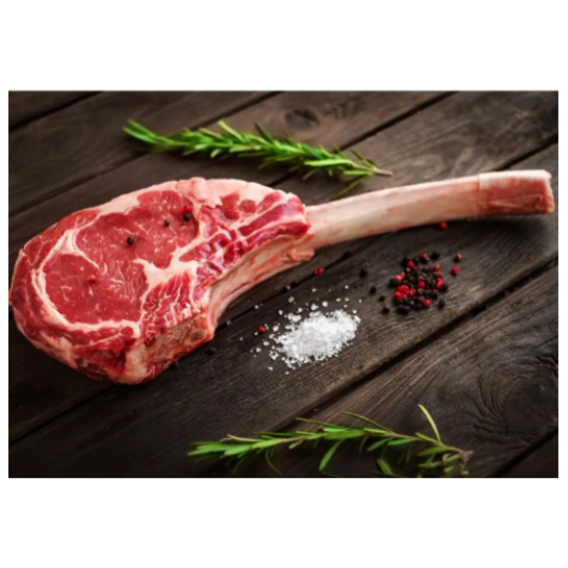 Halal Fresh Wild Atlantic Salt Aged Tomahawk Steak 1kg-London Grocery