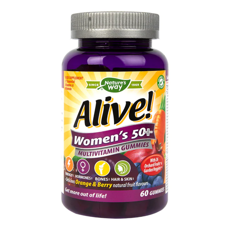 Nature's Way Alive! Womens 50+ Multivitamin 60 Gummies | London Grocery