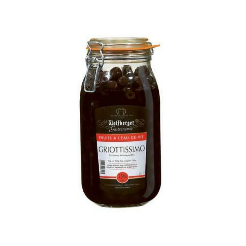 Wolfberger Griottissimo Cherries Pitted in Kirsch 15% 2lt - London Grocery