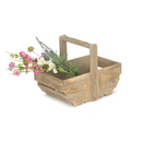 Medium Oak Effect Wooden Trug | London Grocery