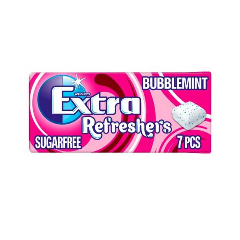 Wrigleys Extra Refresher's Gum Bubblemint 7 Piece-London Grocery