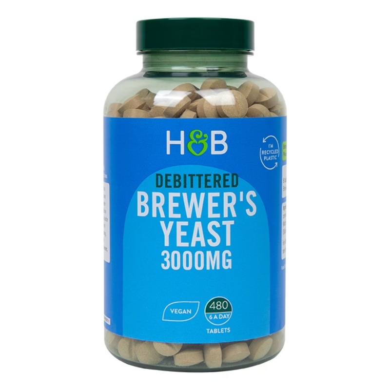 Holland & Barrett Debittered Brewer's Yeast 3000mg 480 Tablets | London Grocery