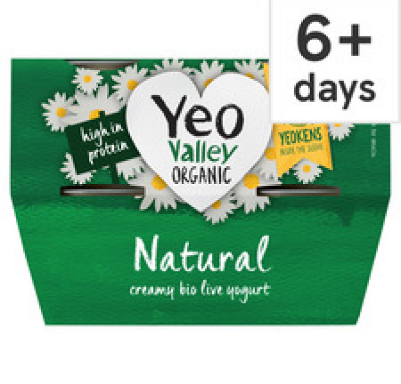 Yeo Valley Natural Yogurt 4X120g-London Grocery
