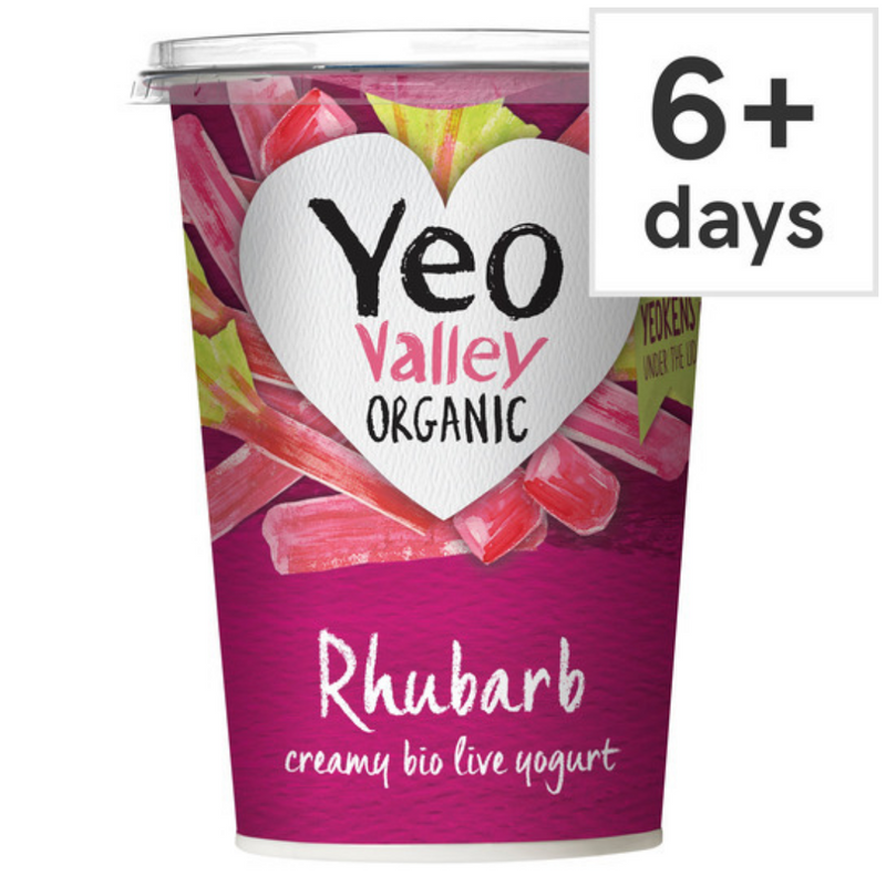 Yeo Valley Rhubarb Yogurt 450G-London Grocery