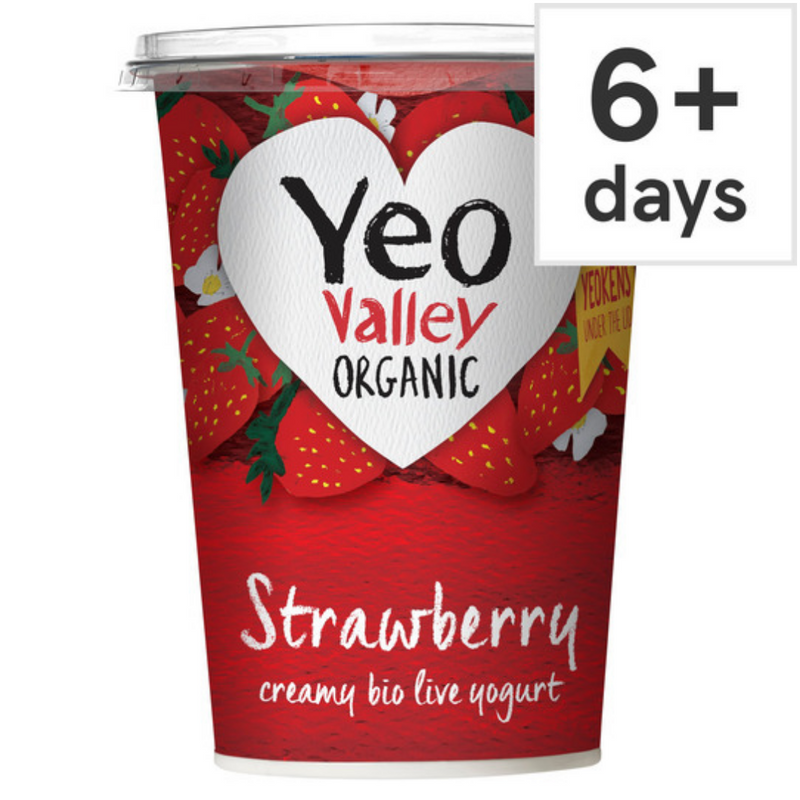 Yeo Valley Strawberry Yogurt 450G-London Grocery