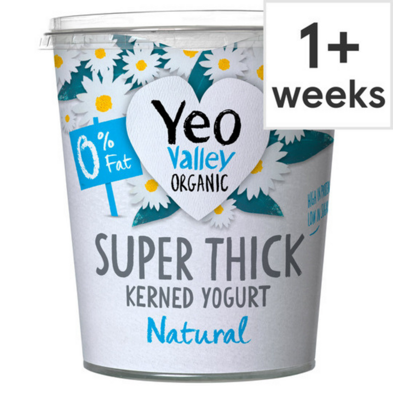 Yeo Valley Organic Super Thick Natural Yogurt 850G-London Grocery