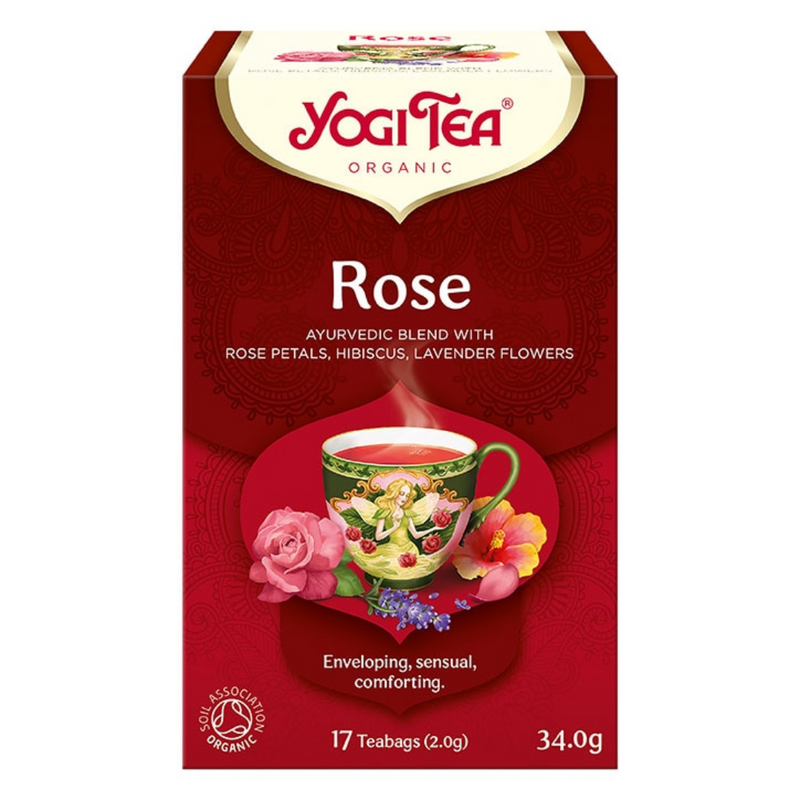 Yogi Tea Organic Rose Tea Bags | London Grocery
