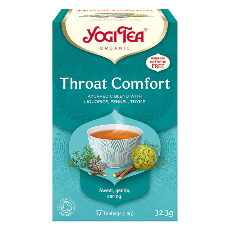 Yogi Tea Throat Comfort Organic 17 Tea Bags | London Grocery