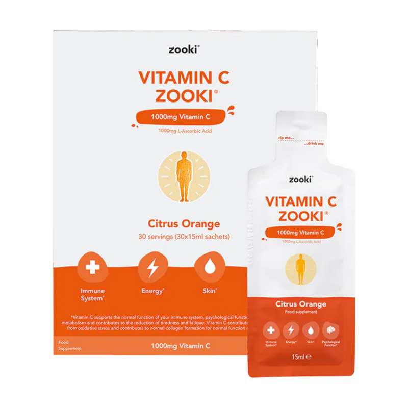 YourZooki Vitamin C 1000mg 15ml Sachets 30 Pack | London Grocery